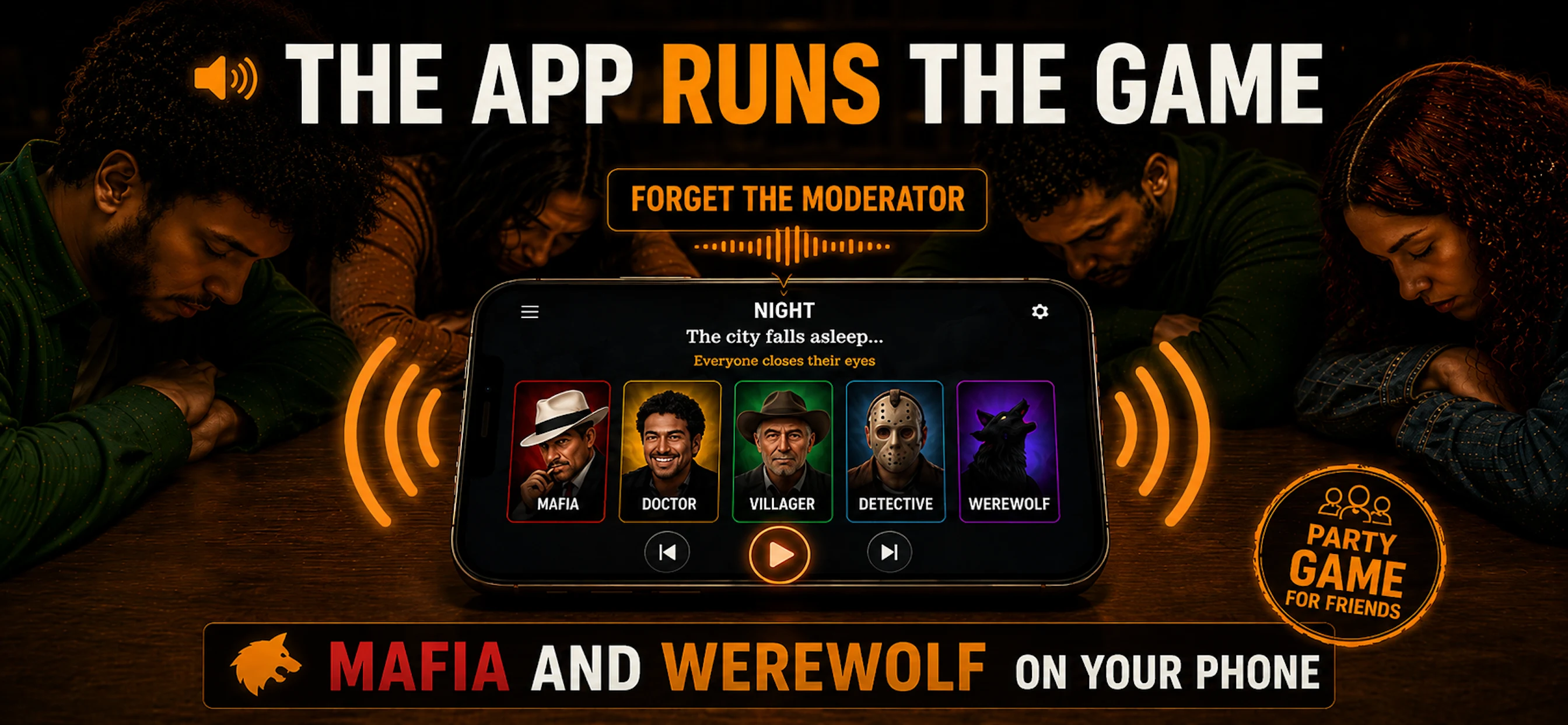 Mafia Party Game : Moderator screenshot